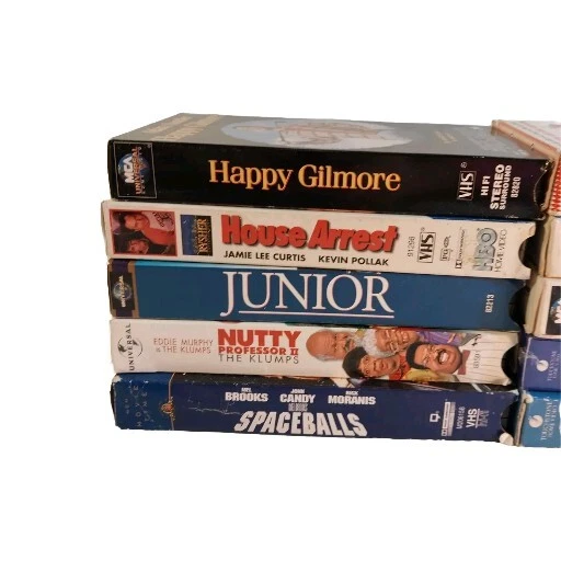 VHS Vtg Lot 10 Comedy Cannonball Run Spaceball Gilmore Kingpin Sandler Murphey - Image 2 of 4