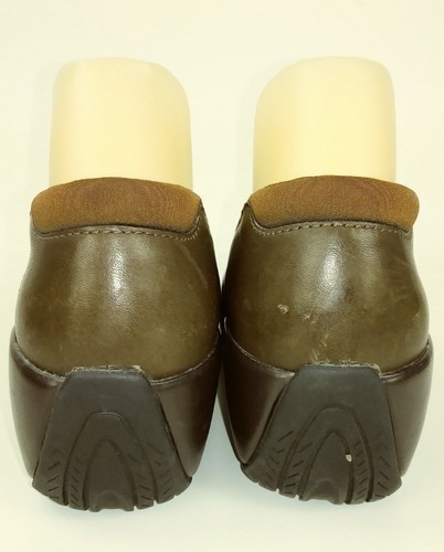 Merrell 0411 Angelic Slip On Womens Loafers US 8 Brown Leather Heels 518 - Picture 7 of 11