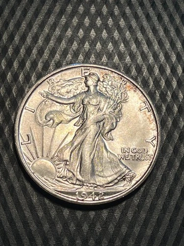 1942-S Walking Liberty Half Dollar  in Choice Uncirculated CH BU - Flashy #K2