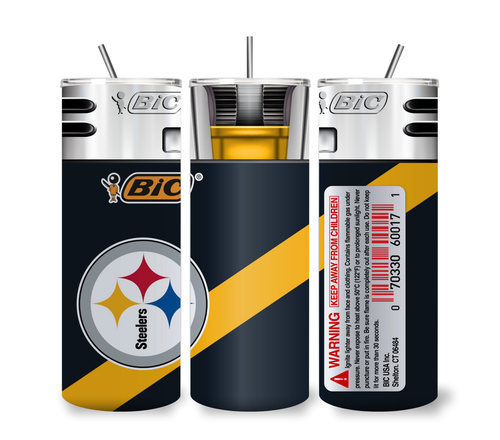 Football Eagle Raven Chief 20 OZ STAINLESS STEEL TUMBLER CUP +LID/STRAW - Picture 6 of 33