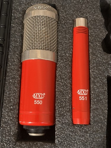 MXL 550/551 Rot Kondensator Mikrofon Set mit Koffer funktionstüchtig - Bild 7 von 23