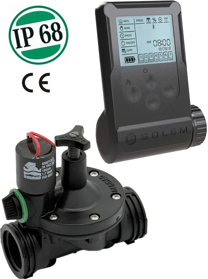 ELETTROVALVOLA CON PROGRAMMATORE A BATTERIE KIT-WB1 DTV RAIN BIRD 900053B - Immagine 2 di 4