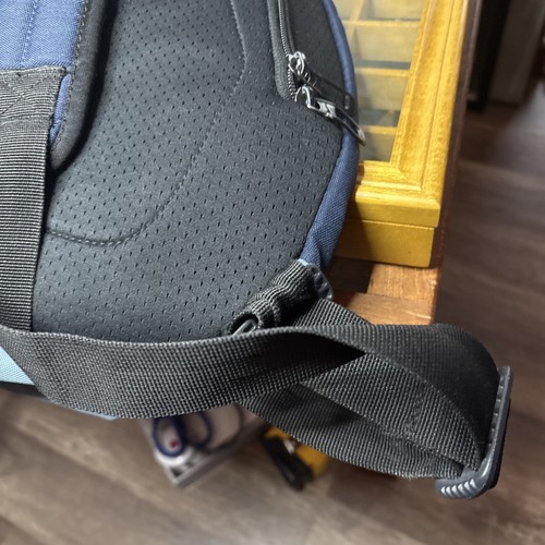 Vintage Nike Crossbody Sling Bag Y2K Swoosh Blue Backpack - Picture 13 of 19