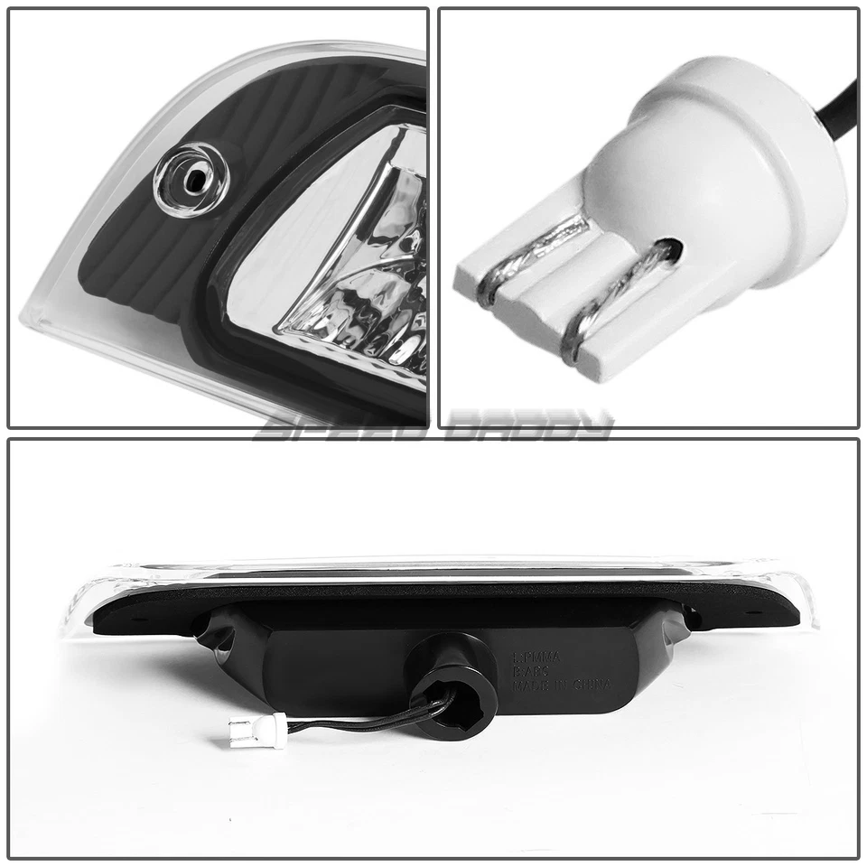 PARA 02-07 JEEP LIBERTY LED TERCERA LUZ DE FRENO TRASERA PARADA LÁMPARA DE ESTACIONAMIENTO CROMADA Foto 4 de 4