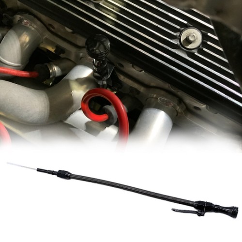 1x Black Stainless Flexible Oil Dipstick for LS LSX LS1 LS2 LS6 4.8 5.7 6.0 6.2L - Bild 2 von 22