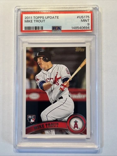 2011 Topps Update Mike Trout #US175 PSA 9 MINT Rookie RC