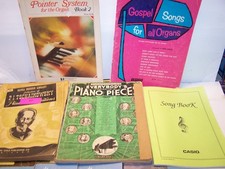 Lot of Vintage Organ and Piano Music Books