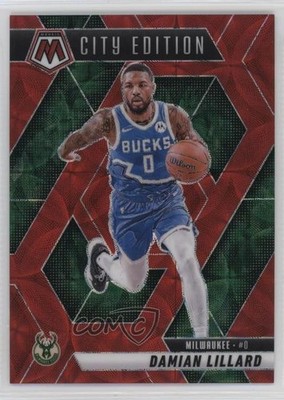 2024 Panini Mosaic City Edition International Red Prizm /75 Damian Lillard 1oq0