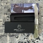 Jack Wolf Knives Gateway Barlow Green Canvas Micarta New