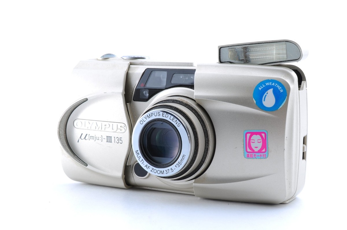 OLYMPUS μ［mju:］-III 135 NEAR MINT] Olympus μ Mju III 135 Point & Shoot 35mm Film