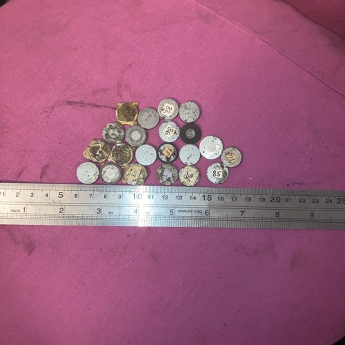 Hillman Imp Cam Shims. 20 insgesamt. Altbestand gebraucht. Verkauft wie gesehen.