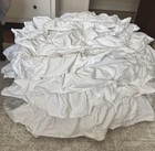 Pottery Barn Teen ruffle Ruffilicious bean bag beanbag Shabby Chic  slipcover 