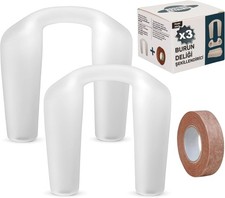 Nostril Retainer 2 Pack  Tape  Silicone Nose Splint for Rhinoplasty Recovery