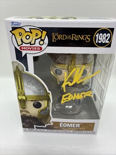 Karl Urban Signed Eomer Lord of the Rings WS Funko Pop w/ AlphaOmega COA