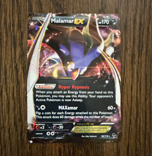 Pokemon Malamar EX 58/119 XY Phantom Forces Holo Ultra Rare English 170 HP