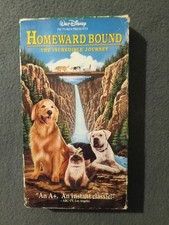 Homeward Bound The Incredible Journey VHS Tape Disney 1993 G Family Adventure