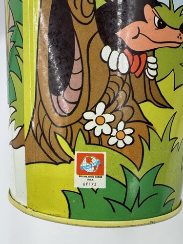 Vintage Ohio Art Metal Lil' Red Riding Hood Sand Pail RUSTED INSIDE - Picture 8 of 11