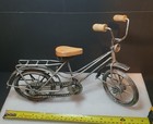 Vintage Large Push Bike Ornament - Metal Bicycle Sculpture