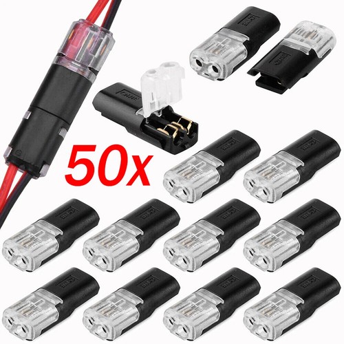 10-50PCS 2 Pin Way Plug Wire Cable Snap Connectors Double-Wire Plug-In Connector - Picture 26 of 26