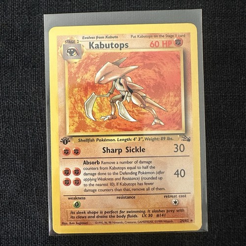 Kabutops 24/62 1st Edition - Picture 2 of 4