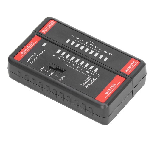 Network Cable Tester RJ11RJ45 Split Design Easy To Use Telephone Line Test Tool - Afbeelding 3 van 12