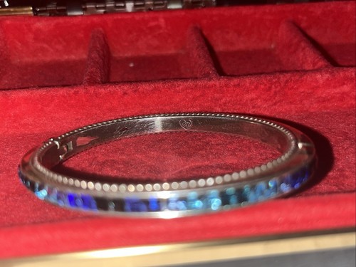 Brighton Spectrum Blue Hinged Bangle