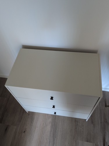 IKEA Gursken Chest of 3 Drawers, Light Beige, 69x67 Cm - Picture 2 of 5