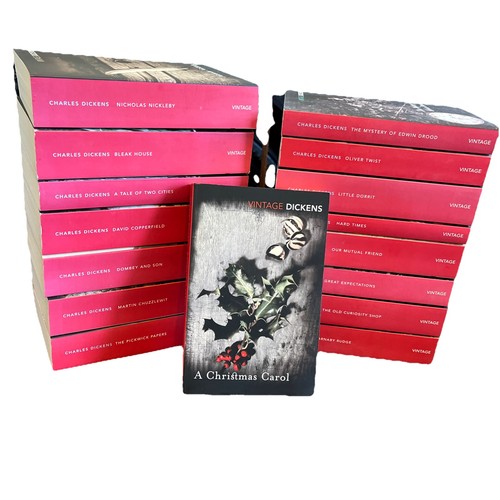 Vintage Classics Charles Dickens Complete Works 16 x Paperback Book Set Unread