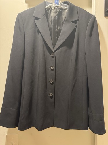 Vintage Austin Reed Women’s Black Blended Blazer Size 12 Classic Old Money - Picture 6 of 10