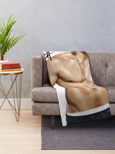 Charlie Hunnam Plush Throw Blanket | Soft Fan Gift | Cozy Movie Night Décor - Picture 3 of 14