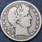 1914 S Barber Half Dollar 50c VG #101720
