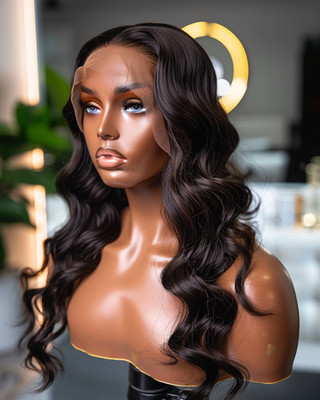 Luxury Body Wave 13X6 HD Lace Front Wig   Soft Waves, Natural Melt