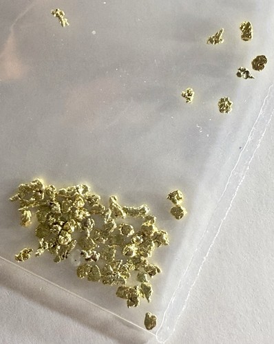 1 OUNCE .999 SILVER AZTEC CALENDER BAR BU + 50 PIECE ALASKAN PURE GOLD NUGGETS - Picture 7 of 9