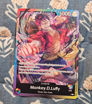 Monkey.D.Luffy Release Event Leader P PR Regular Promotion Cards - One Piece