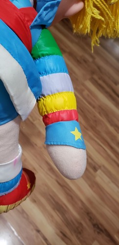 Vintage 80's Rainbow Brite Large 18" Doll Mattel Hallmark Cards 1983 - Picture 6 of 7