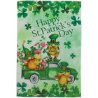 Northlight Joyful Leprechauns "Happy St. Patrick's Day" Garden Flag 18" x 12.5"
