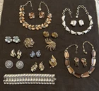Vtg 16  Piece Lot Lisner Costume Jewelry 1950/60’s Sets Individual Pieces Signed