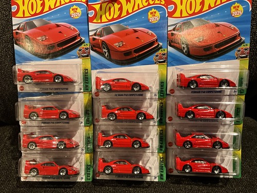 Hot Wheels Ferrari F40 Competizione HW Exotics (Lot Of 12) - Picture 2 of 9