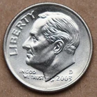 2003-D Roosevelt Dime — photo from another recent sale