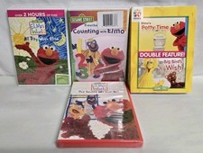 Lot Of 6 Brand New Sealed Sesame Street Elmo DVD's