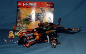 NINJAGO, BOULDER BLASTER SET NO. 70747 - LEGO - 2015 - USED W/ MANUAL