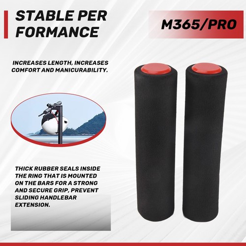 Extensor de manillar 2 piezas extensión de bicicleta más espacio para M365 Pro Electro6426 - Imagen 4 de 7