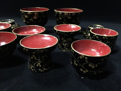 R1602 / Piezas de decoración de muñeca HINA / OKIMONO / Vintage japonés - Imagen 7 de 10