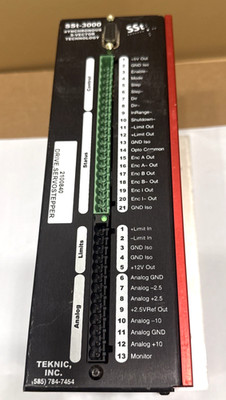 TEKNIC SST-3000-829 SERVO DRIVE Synchronous S-Vector Technology Same As Pictures