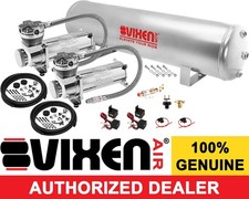 Air Suspension Kitsystem For Truckcar Bagridelift Dual Compressor 5g Tank