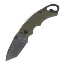 Kershaw Shuffle II Folding Knife 2.4in Plain Edge Textured OD Green GFN