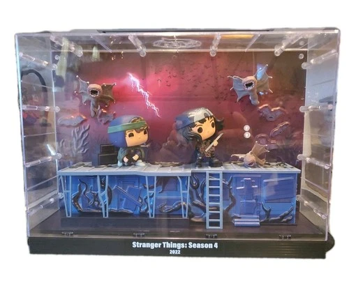 Funko POP! Moments Deluxe: Stranger Things - Dustin, Eddie and The Demobats