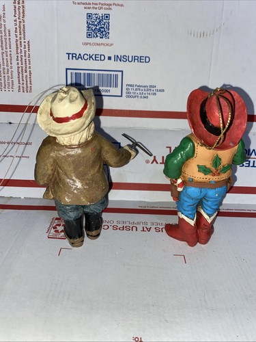 2 Vintage Western Weihnachten Weihnachtsschmuck - Bild 4 von 4