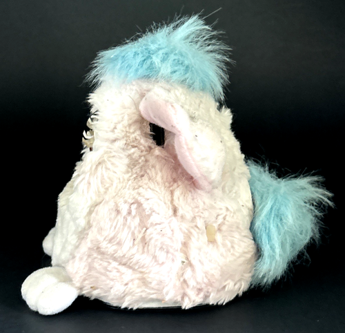 1999 Vintage Furby Original rosa, weiß & blau Spielzeug mit Etikett, vollständig getestet, funktioniert - Bild 7 von 9