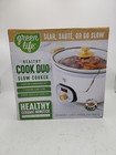 NEW Green Life Ceramic Slow Cooker PFAS-Free Programmable Removable-Non Stick